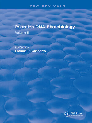 cover image of Psoralen Dna Photobiology